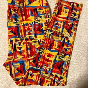 LuLaRoe TC2 leggings, size 18+, like new